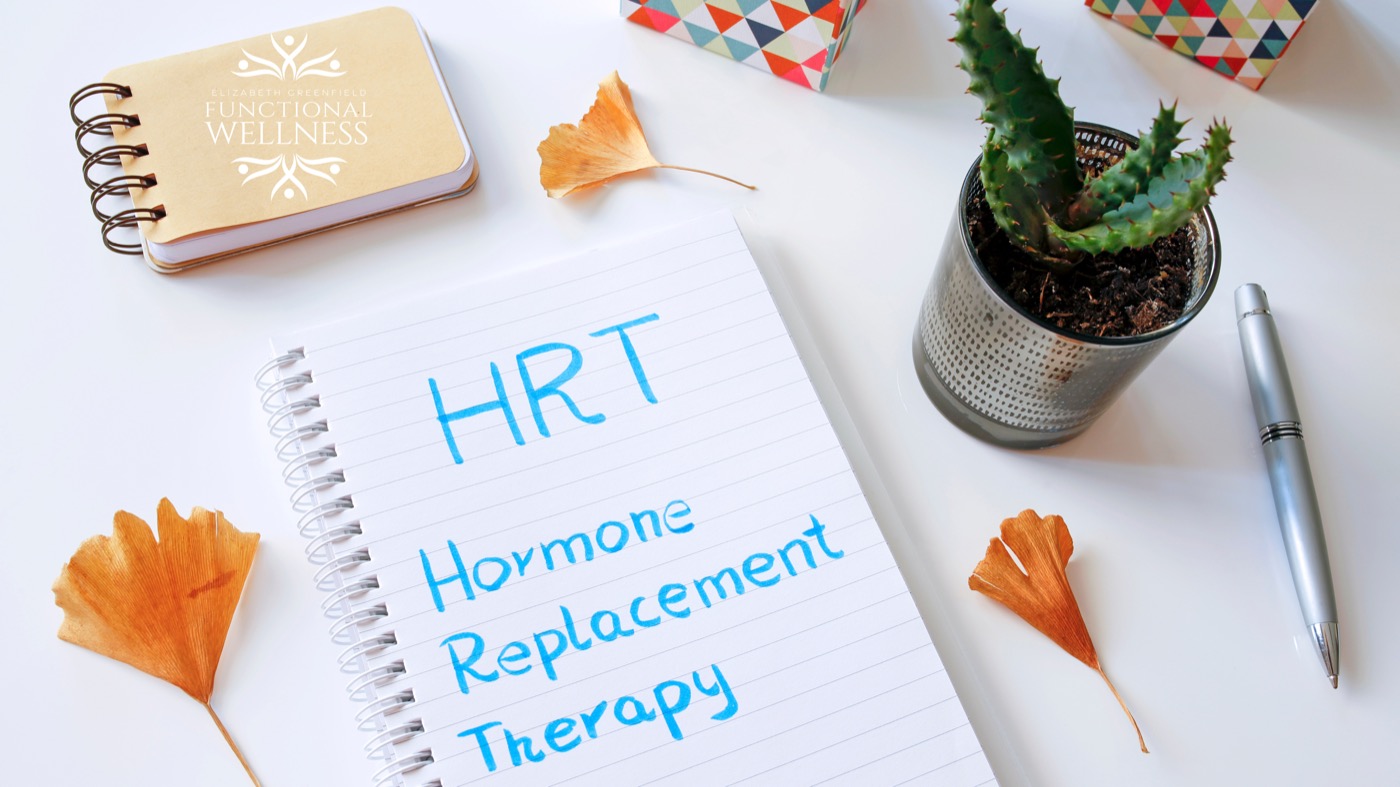 Blog header: On HRT and still not feeling like yourself? What the DUTCH test can tell you. By Liz Greenfield, RN, MS, IFMCP.